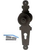 Haust�r - Knopflangschild NOTTINGHAM, PZ88, Eisen verzinkt geschw�rzt