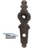 SCH�RHOFER Langschild NOTTINGHAM/Steyrtal - WC 90, Eisen verzinkt geschw�rzt