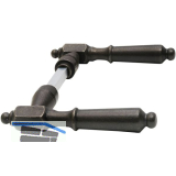 SCH�RGHOFER Dr�ckerpaar NEWCASTLE, Ansatz 15 mm, Eisen verzinkt geschw�rzt