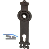 SCH�RHOFER Langschild NEWCASTLE - PZ 88, Eisen verzinkt geschw�rzt