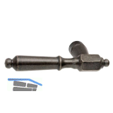 Dr�ckerlochteil NEWCASTLE - Haust�r links, Eisen verzinkt geschw�rzt