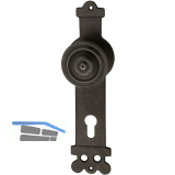 Haust�r - Knopflangschild, PZ88, Eisen verzinkt geschw�rzt