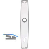 Langschild WG 1000 FAVORIT, BB 90, o. Hangerl, Alu poliert