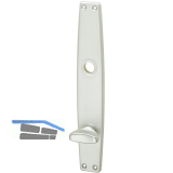 Langschild WG 1000 FAVORIT, WC 90, m. Drehknopf, Alu poliert