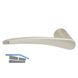 Dr�ckerlochteil FAVORIT - WG 1000, neusilber eloxiert, links