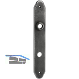 SCH�RGHOFER Langschild NEUMARKT - WC 90, Eisen verzinkt alt geb�rstet