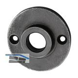 SCH�RGHOFER Dr�ckerrosette 50 mm, Ansatz 15 mm, Eisen verzinkt alt geb�rstet