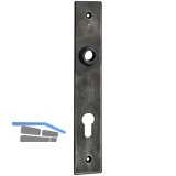 SCH�RGHOFER Langschild AIST - PZ 88, Eisen verzinkt alt geb�rstet