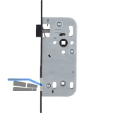 SOLIDO Einstemmschloss 340 WC, DM 50, Nuss 8,5, schwarz beschichtet