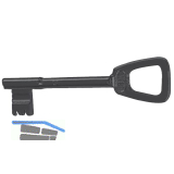 Keilbartschl�ssel EWG, Sperre 110, schwarz lackiert