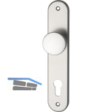 Knopflangschild WG 1700 - PZ 88, silber eloxiert