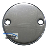 Blindrosette WG AB6 aufschraubbar, � 51 mm, Aluminium poliert