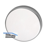 FH-Blindrosette WG mit Anschraubtr�ger "T", � 50, H: 8, silber elox FH