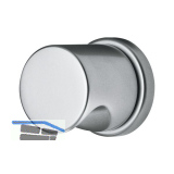 GEOS T�rknopf Zylinderform fest auf Rosette, Gewindeans�tze M4, Aluminium