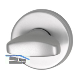 WC-Absteller WG D70, � 50 mm, mit Anschraubtr�ger "A", silber eloxiert