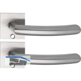 SOLIDO Solo Dr�ckergarnitur HELSINKI -Flachrosette eckig,f�r Schl�ssel,Edelstahl