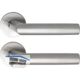 SOLIDO Solo Dr�ckergarnitur VADUZ - Flachrosette rund, WC, blind, Edelstahl