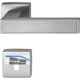 MARCHESI Dr�ckergarnitur Inlay BB, Edelstahl matt/Inlay Edelstahl matt