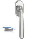 MARCHESI Fenstergriff ALT - WIEN - verdeckt geschr., VK 7 x 35 mm, verchromt