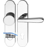 SH-Wechselgarnitur ALT WIEN-mit Kzs., gerade, Edelstahl pol., �NORM B3859