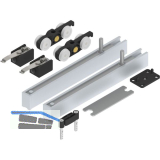 SOLIDO 100 Beschlagset Holz minimale Einbauh�he ohne Laufschiene