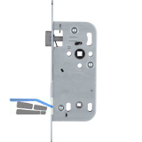 SOLIDO Einstemmschloss 340 WC, DM 50, Nuss 8,5, Messing poliert