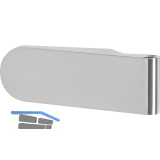 SOLIDO T�rband Fl�gelteil Studio Round 300-2, Glas 8 mm, Edelstahl