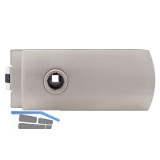 SOLIDO Schloss Studio Design unversperrbar 310-UV-V, Glas 8-10 mm, mattnickel