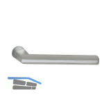 SOLIDO Dr�ckerpaar Almeria - ohne Rosetten, Zamak verchromt matt