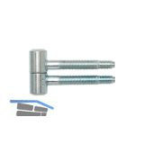 SOLIDO Einbohrband 2-tlg. mit Zylinderkopf, Holz, 16 mm, Stahl verzinkt