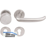 SOLIDO FH-Wechselgarnitur BELFAST - auf Rosette PZ, FH-EI - 30, Edelstahl