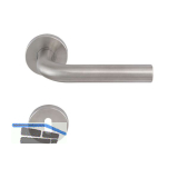 SOLIDO Dr�ckergarnitur DUBLIN - auf Rosette BB, 38 - 45, Edelstahl matt