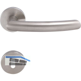 SOLIDO Dr�ckergarnitur HELSINKI - auf Rosette BB, 38 - 45, Edelstahl matt