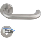 SOLIDO Dr�ckergarnitur TALIN - auf Rosette BB, 38 - 45, Edelstahl matt