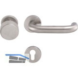 SOLIDO FH-Wechselgarnitur TALIN - auf Rosette PZ, 35 - 45,EI - 30,Edelstahl matt