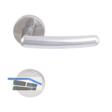 SOLIDO Dr�ckergarnitur PRAG - auf Rosette BB, verchromt