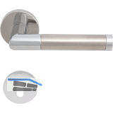 SOLIDO Dr�ckergarnitur RIO - auf Rosette BB, verchromt/vernickelt matt