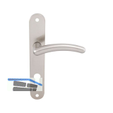 MARCHESI Dr�ckergarnitur GENF - auf Schild PZ 88, vernickelt matt