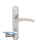 MARCHESI Dr�ckergarnitur GENF - auf Schild WC 90, rechts, vernickelt matt