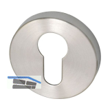 MARCHESI Rosette - Zylinderrosette PZ, Edelstahl matt