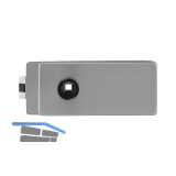 SOLIDO Schloss Studio SQUARE 508-UV-V unversperrbar, Glas 8-10mm, Edelstahl