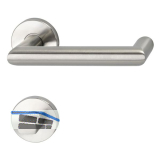 SOLIDO Dr�ckergarnitur SYLT - auf Rosette WC, 38 - 45, Edelstahl matt