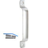 Schiebet�rgriff - 205mm, Alu silber eloxiert