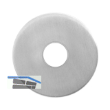 SOLIDO Dr�ckerrosette flach rund, Edelstahl matt