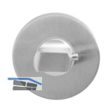 SOLIDO WC-Rosette flach rund, Edelstahl matt