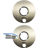 SOLIDO Solo Dr�ckerrosette - rund, innen und au�en m. �ffnung f. Schl�ssel