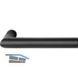 SOLIDO Dr�ckerpaar Norwegen ohne Rosette, Edelstahl schwarz