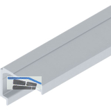 SOLIDO 100/HELM Montageschiene f�r Verblendung auf Ma� silber eloxiert