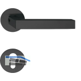 SOLIDO Dr�ckergarnitur MALM� - auf Flachrosette, rund PZ, schwarz