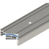 SOLIDO 100/HELM Befestigungsschiene WT Wandtasche auf Ma� Edelstahl-Effekt